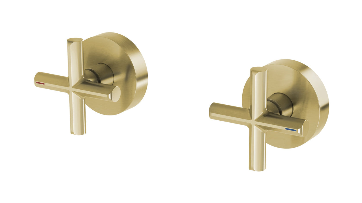 Vivid Slimline Plus Wall Top Assemblies (Brushed Gold)