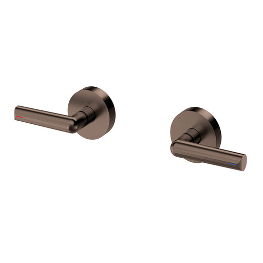 Vivid Slimline Plus Lever Wall Top Assemblies (Brushed Bronze)