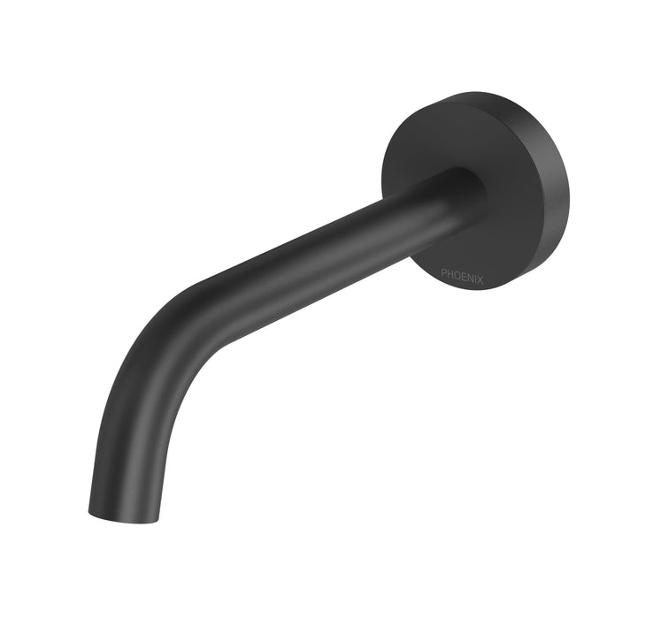 Vivid Slimline Plus Wall Basin/Bath Outlet 180mm (Matte Black)