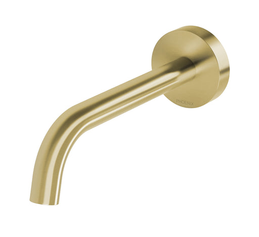 Vivid Slimline Plus Wall Basin/Bath Outlet 180mm (Brushed Gold)