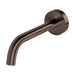 Vivid Slimline Plus Wall Basin/Bath Outlet 180mm (Brushed Bronze)