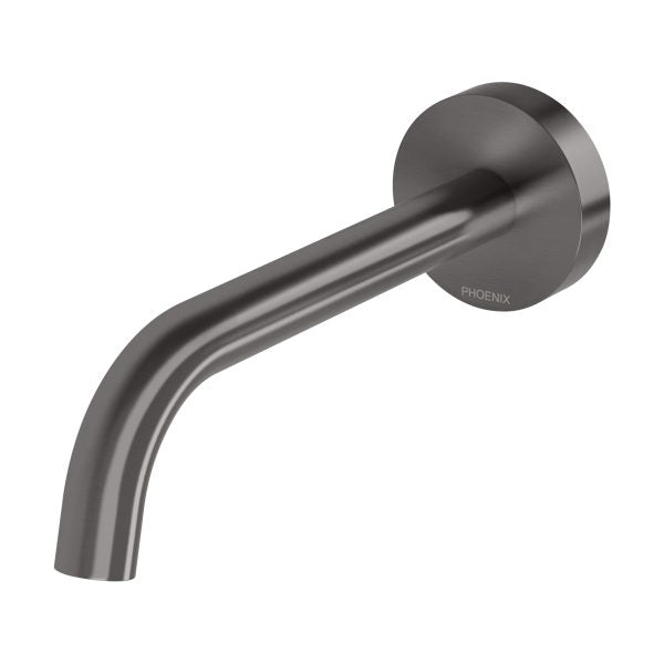 Vivid Slimline Plus Wall Basin/Bath Outlet 180mm (Brushed Carbon)