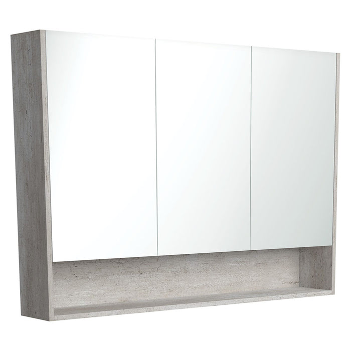 Fienza Mirror Cabinet with Display Shelf 1200mm (Industrial)