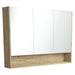 Fienza Mirror Cabinet with Display Shelf 1200mm (Scandi Oak)