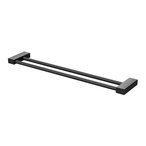 Lexi MKII Double Towel Rail 600 (Matte Black)