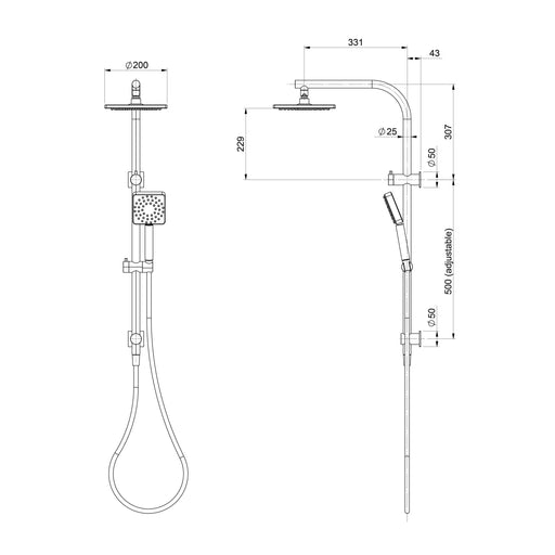 Specification Line Drawing