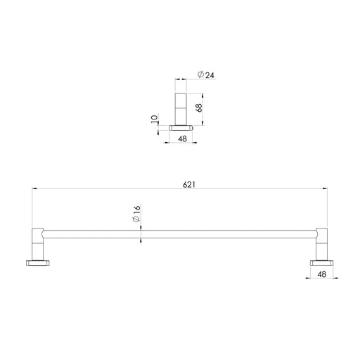 Specification line drawing