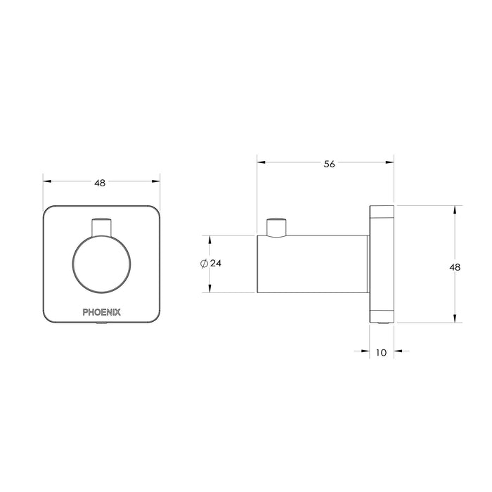 Specification line drawing