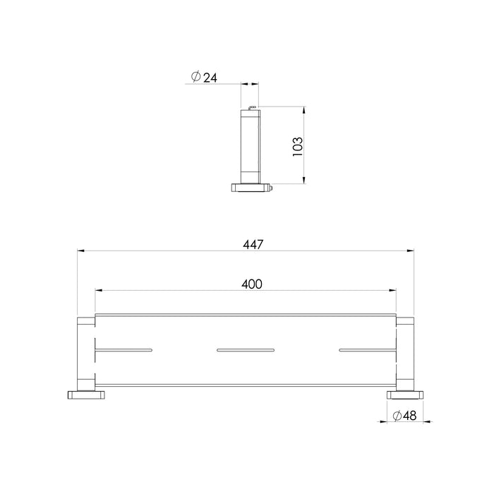 Enviro316 Shower Shelf (Stainless Steel)