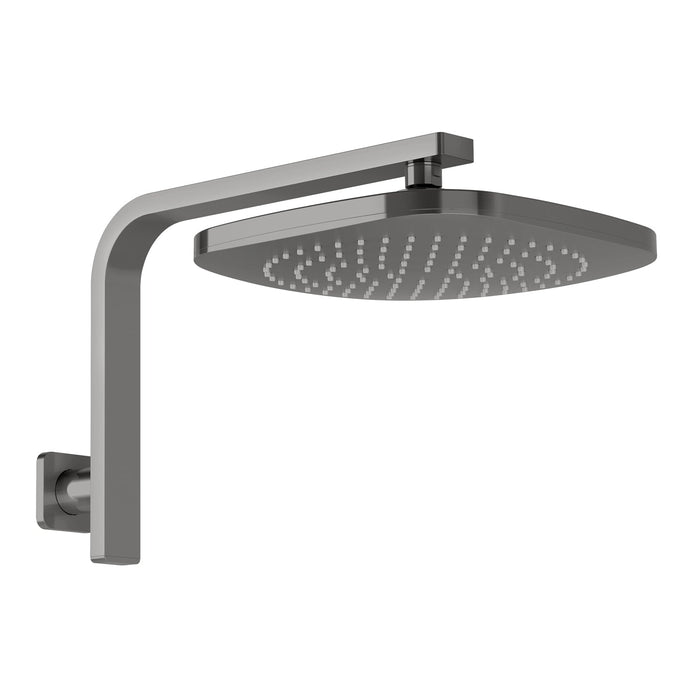 Nuage Wall Shower Arm & Rose (Brushed Carbon)