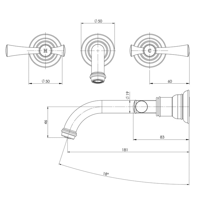 Specification Line Drawing