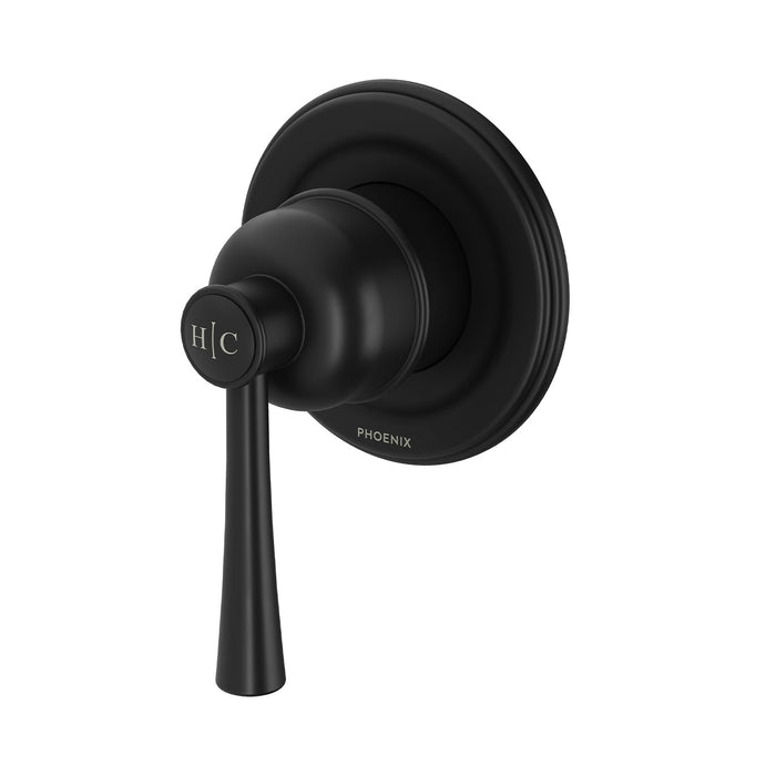 Cromford Shower/Wall Mixer Fit-off Kit  (Matte Black)