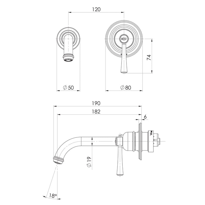 Specification Line Drawing