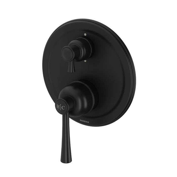 Cromford Wall Diverter Mixer (Matte Black)