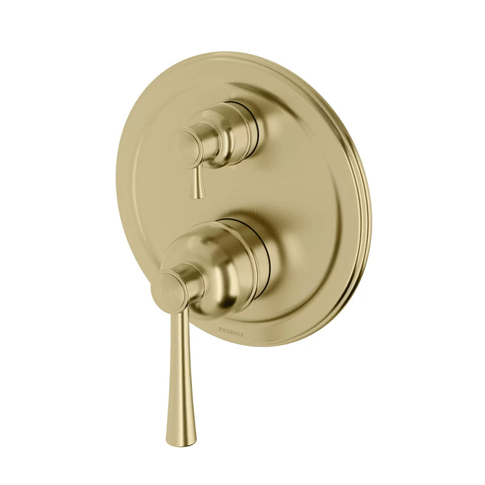 Cromford Wall Diverter Mixer (Brushed Gold)