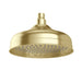 Cromford Shower Rose 210mm (Brushed Gold)