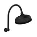 Cromford High Rise Shower Arm & 210mm Rose (Matte Black)