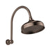 Cromford High Rise Shower Arm & 210mm Rose (Brushed Bronze)