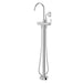 Cromford Floor Bath Mixer with Handshower (Chrome)