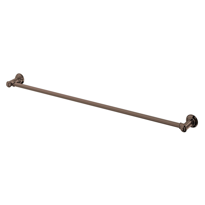 Cromford Single Towel Rail (Brushed Bronze)
