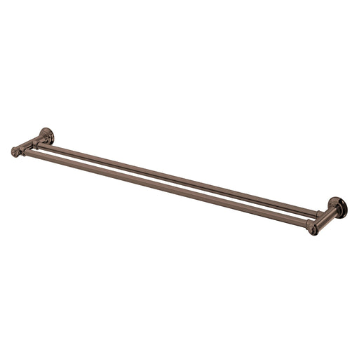 Cromford Double Towel Rail (Brushed Bronze)