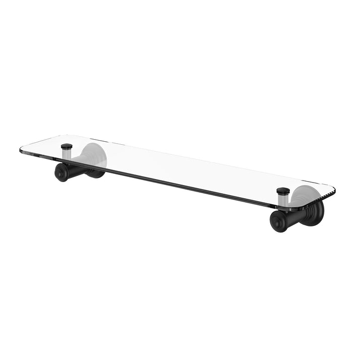 Cromford Glass Shelf (Matte Black)