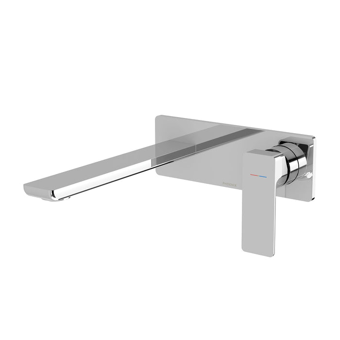 Gloss MkII Wall Basin/Bath Mixer Set (Chrome)