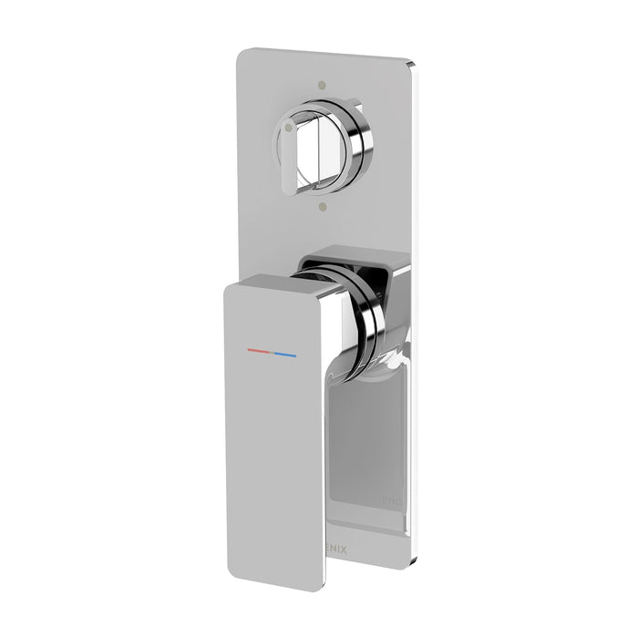 Gloss MkII Wall Diverter Mixer (Chrome)