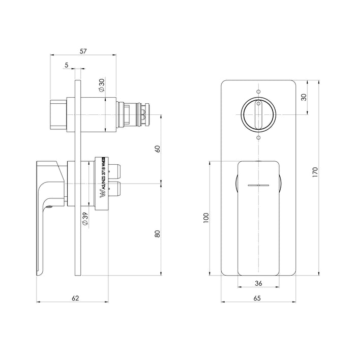 Specification Line Drawing