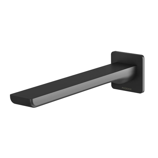 Gloss MkII Wall Basin/Bath Outlet 200mm (Matte Black)