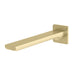 Gloss MkII Wall Basin/Bath Outlet 200mm (Brushed Gold)