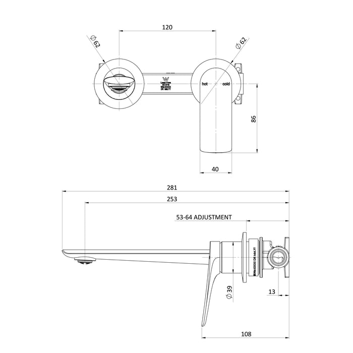 Specification Line Drawing