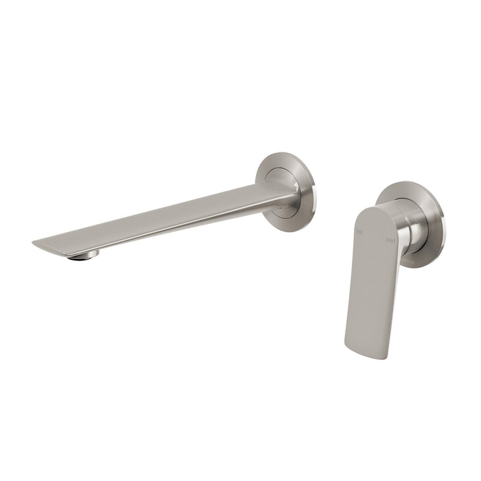 Kusabi Wall Basin/Bath Mixer Set (Brushed Nickel)