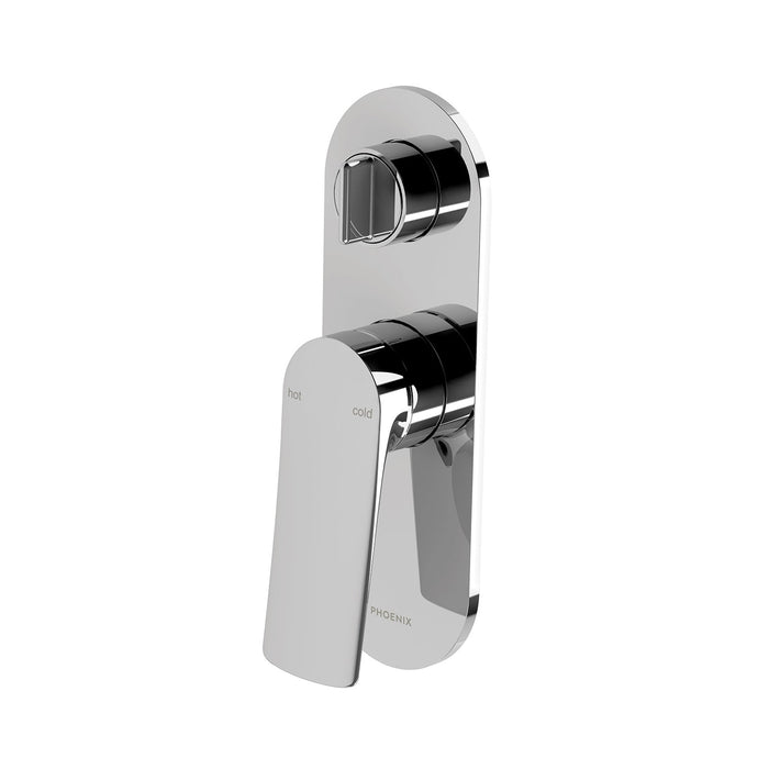 Kusabi Shower/Wall Mixer w/Diverter (Chrome)
