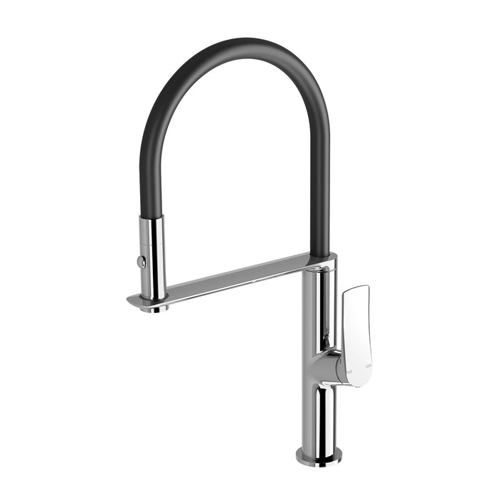 Kusabi Flexible Hose Sink Mixer 200mm (Chrome)