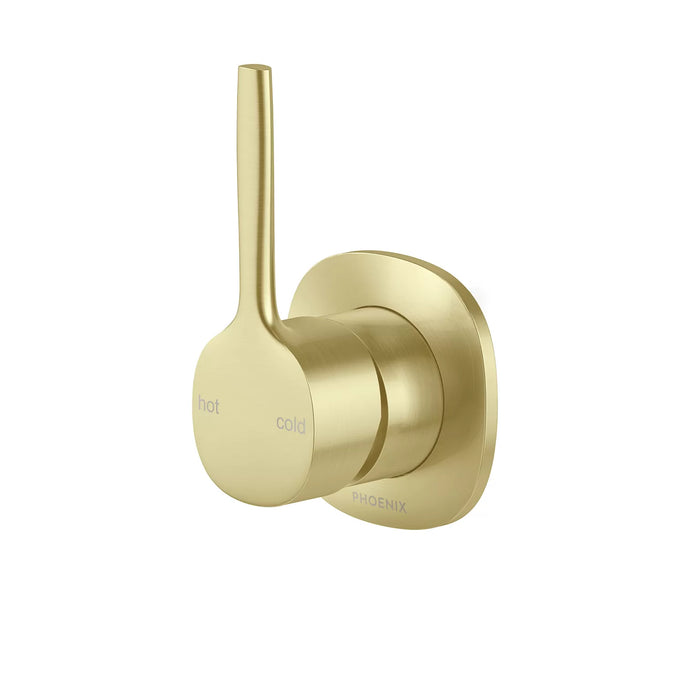 Vask SwitchMix Shower/Wall Mixer Pin Up Lead Free in Brushed Gold