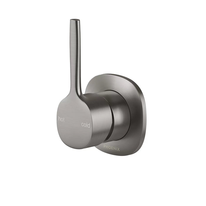 Vask SwitchMix Shower/Wall Mixer Pin Up Lead Free in Brushed Carbon