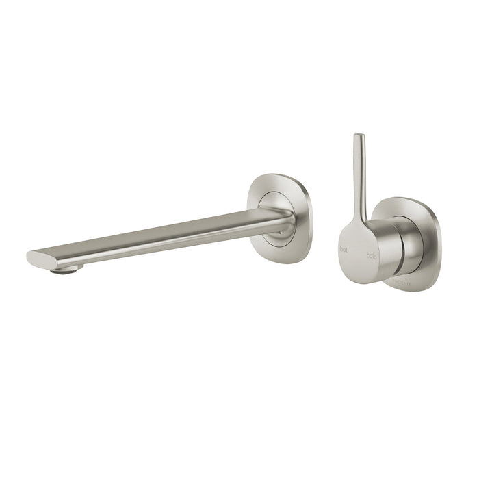 Vask SwitchMix Wall Basin/Bath Mixer Pin Up Lead Free (Brushed Nickel)