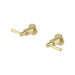 Wiltern Wall Top Assemblies with Extended Spindles Lead Free (Brushed Gold)