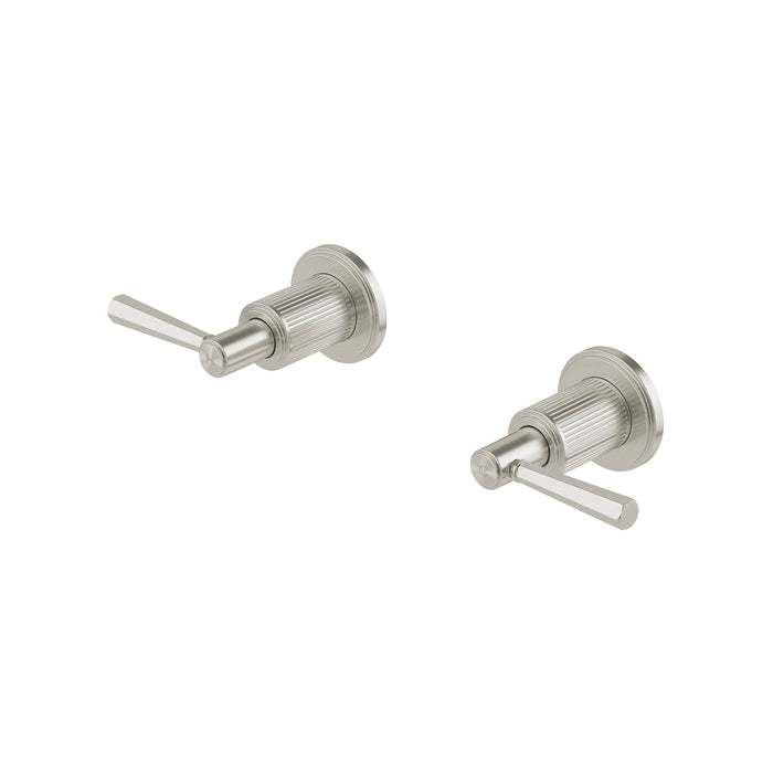 Wiltern Wall Top Assemblies with Extended Spindles Lead Free (Brushed Nickel)
