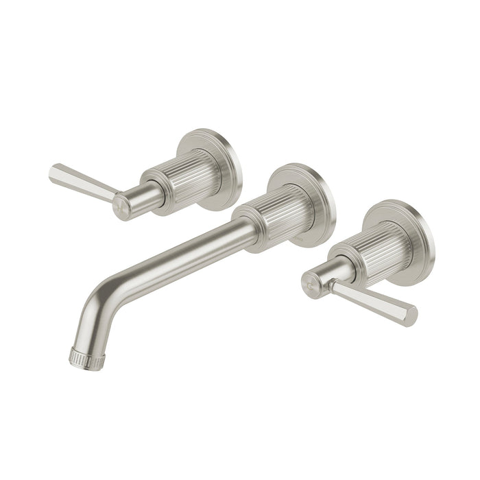 Wiltern SwitchMix Wall Basin/Bath Tap Set Lead Free (Brushed Nickel)