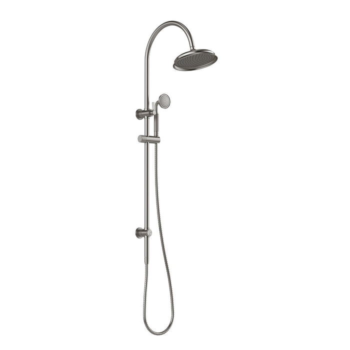 Wiltern Twin Shower (Brushed Carbon)