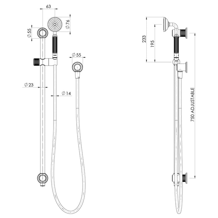 Specification Line Drawing
