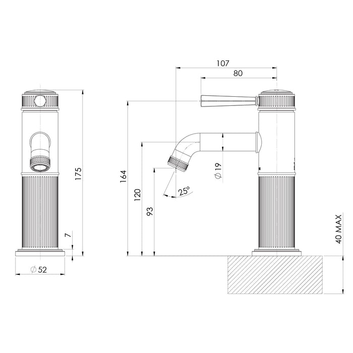 Specification Line Drawing