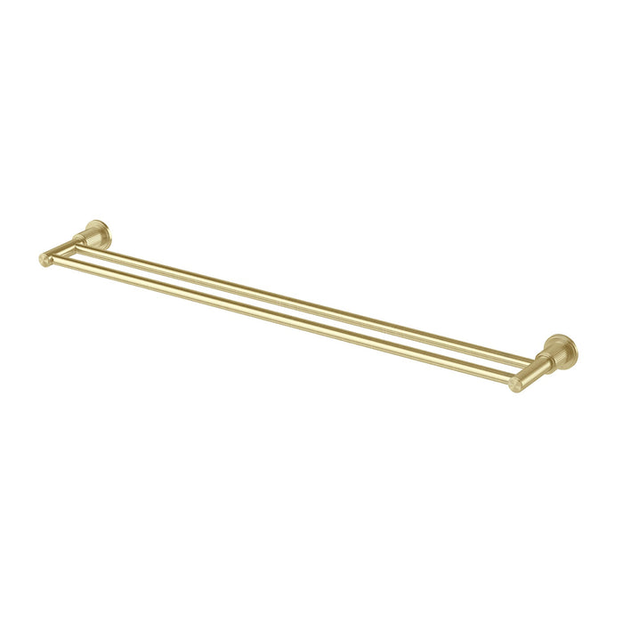 Wiltern Double Towel Rail 800mm (Brushed Gold)