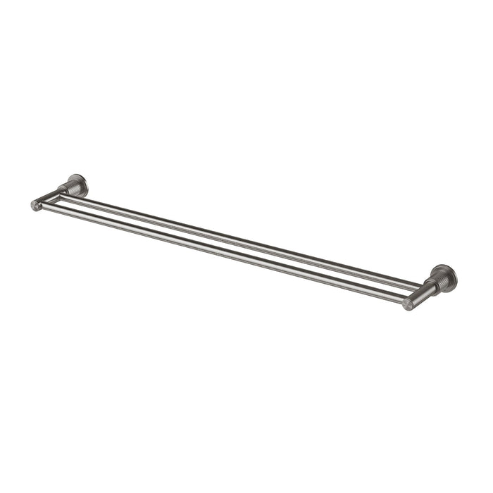 Wiltern Double Towel Rail 800mm (Brushed Carbon)