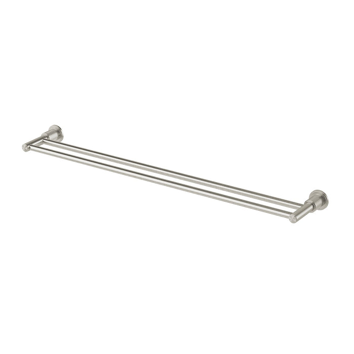 Wiltern Double Towel Rail 800mm (Brushed Nickel)