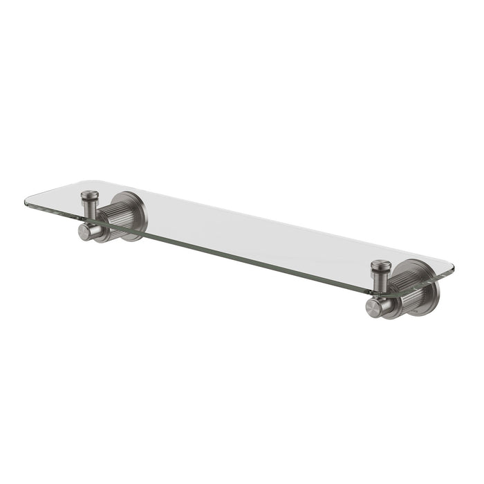 Wiltern Glass Shelf 450mm (Brushed Carbon)