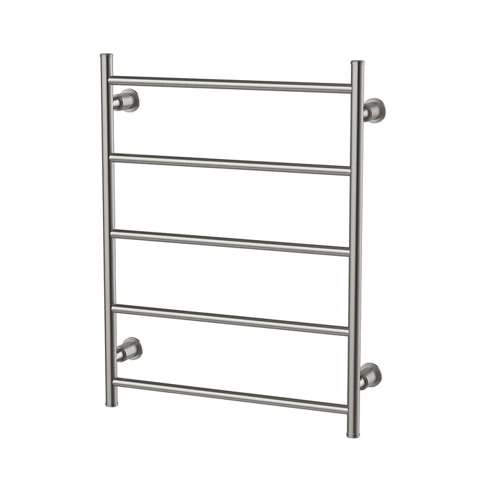 Wiltern Heated Towel Ladder 550x750 (Brushed Carbon)
