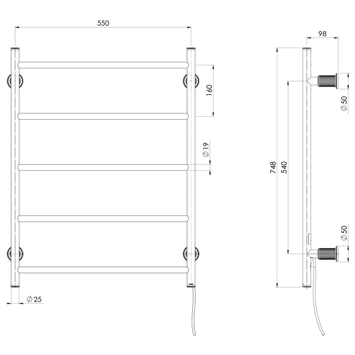 Specification Line Drawing